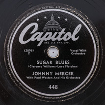 Johnny Mercer -Sugar Blues / Why Should I Cry Over You - 1947 78 rpm Rec... - $14.26