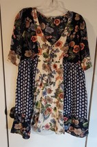 Womens S Jodifl V-Neck Multicolor Floral Print Dress - $28.71