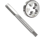 M10 x 1.0 Metric Tap and Die Set, HSS Tap and Alloy Steel Die - $18.27