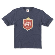 Lone Star Beer Navy Men&#39;s T-Shirt Blue - $38.98+
