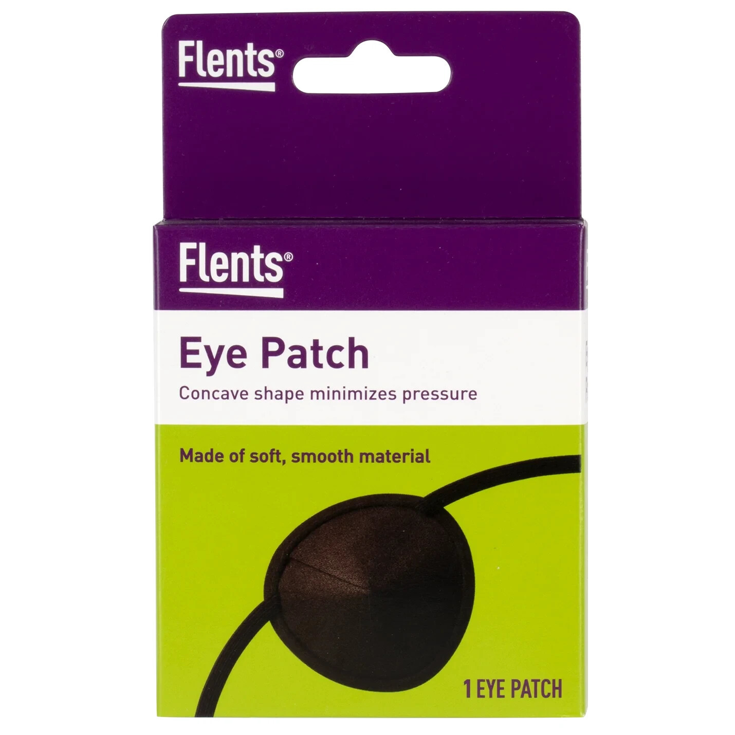 Flents Eye Patch Concave Shape Soft Smooth Elastic Black Color PROTECHS ... - $10.09