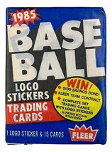 1985 Fleer MLB Baseball 15 Karte Wachs Packung - £10.01 GBP