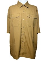 511 tactical series Shirt Men&#39;s XL Brown Short Sleeve Pockets Outdoors Gun Range - £17.84 GBP