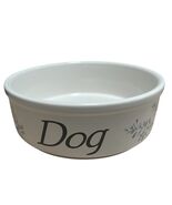 Platzgraff Stoneware Dog Water Bowl Food Dish Winter Frost USA - $25.25