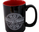 KRISPY KREME Hot Now Coffee Cup Heat Sensitive Black/Red - $24.74