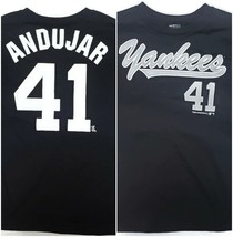 MLB New York Yankees Andujar #41 Short Sleeve T Shirt Youth Boys Size S ... - £8.57 GBP