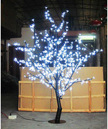 5ft Pure White Waterproof LED Cherry Blossom Christmas Tree House Night Light