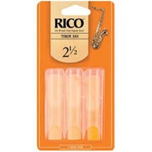 Rico by D&#39;Addario - Tenor Sax Reeds, Strength 2.5, 3-pack - £11.18 GBP