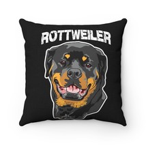 Rottweiler Spun Polyester Square Pillow - £24.54 GBP+