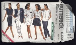 BUTTERICK Pattern No # 6450 *VERY EASY   Missus Jacket Top  Skirt Pants ... - $7.95