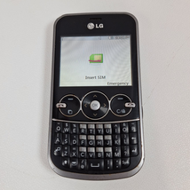 LG 900G Black/Silver QWERTY Keyboard Phone (Tracfone) - £13.30 GBP