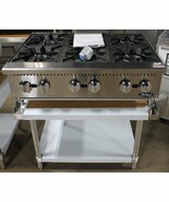 Atosa 36in. 6 Burner Gas Hot Plate with Stainless 36″ Equipment Stand Pk... - $28,415.25 MXN