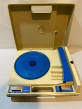 Vintage 1978 Fisher Price Record Player Turntable Blue 825 - £14.79 GBP