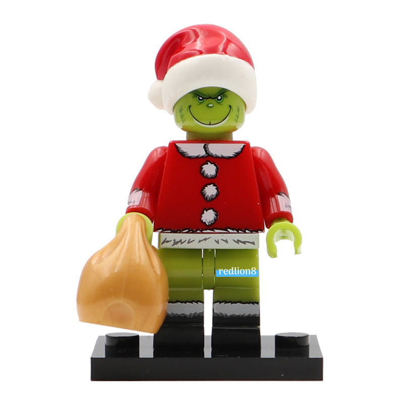 The Grinch Stole Christmas Custom Printed Lego Compatible Minifigure