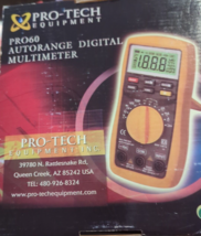 Pro-Tech Autorange Digital Multimeter Pro60 w/ Probes - $41.09