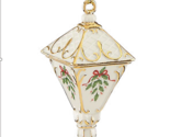 Lenox 2018 Holiday Annual Ornament Lantern Holly Berries Christmas Gift ... - $132.05