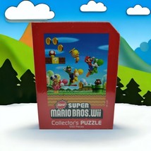 NEW Super Mario Bros Wii Collectors Puzzle 550 Pieces Factory Sealed Collectable - £25.70 GBP