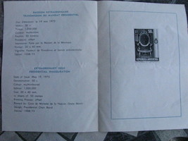 VTG Old Ephemera ARGENTINA 1973 Telecomunications Presidential Inauguration - £10.01 GBP