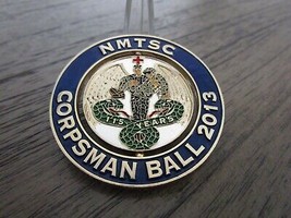 USN Navy Medicine Training Support Center San Antonio Corpsman Challenge Coin  - £13.18 GBP