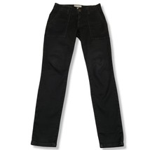 Current Elliott Jeans Size 23 The Combat Stiletto Matte Black Denim Pants Womens - £23.53 GBP