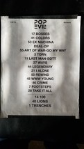 POP EVIL - ORIGINAL 8.5 X 11 CONCERT STAGE USED SETLIST FROM BALTIMORE 1... - £49.78 GBP