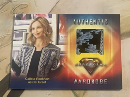 supergirl season 1 wardrobe card M06 cat grant - $38.61