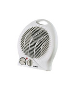 Optimus Portable Fan Heater with Thermostat in White - £51.43 GBP
