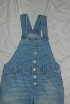 Youth Girls Classic The Childrens Place Brand Denim Overalls size 10 / 2... - £13.03 GBP