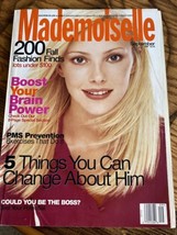 MADEMOISELLE Magazine September 1996 Vintage 90&#39;s Boost Your Brain Power, PMS - £15.50 GBP