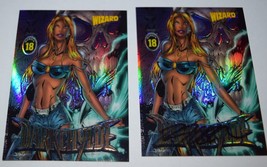 WIZARD MAGAZINE REFRACTOR CHROMIUM PROMO CARD #18 DARKCHYLDE (2)  - ONE ... - £15.69 GBP