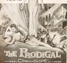 1955 The Prodigal Movie Film Advertisement Lana Turner Edmund Purdom DWQQ7 - $41.05 CAD