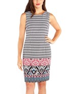 Mario Serrani Ladies’ Shift Dress (Black/White Pattern) - Size 6 - $14.99