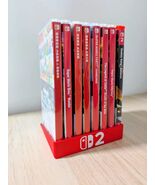 Nintendo Switch Game Red Storage Case Holder Stand - $12.73
