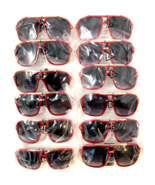 WHOLESALE DOZEN 12 PCS LOT CLASSIC SQUARE PILOT AVIATOR SUNGLASSES RETRO... - $396.91 MXN