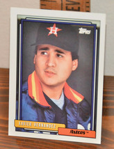 New Mint Topps trading card Baseball card 1992 Astros 640 Xavier Hernandez - £1.16 GBP