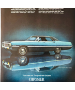 1969 Chrysler Newport Custom Hardtop Advertisement Vintage Automobilia D... - $458.48 MXN