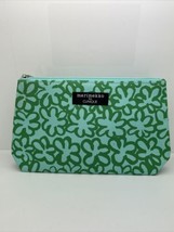 Marimekko for Clinique Zipper Makeup Bag Teal And Green - $5.93