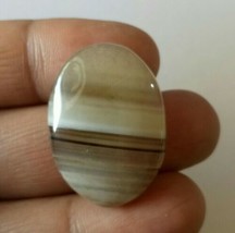 Unique 41.30ct Naturel Eye Agate Sulemani Hakik Aquiq Aqeeq Desseré Pier... - $12.60