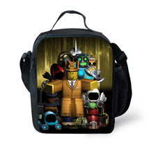 WM Roblox Lunch Box Lunch Bag Kid Adult Fashion Classic Bag Suit - £15.65 GBP