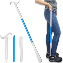 35.5 Inch Long Handled Shoe Horn, Dressing Stick, Sock Remover Aid Helpe... - $13.93