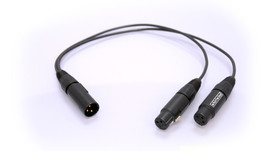Whirlwind YX2F 1.5ft Microphone Patch Cable 1 XLRM to 2 XLRF Y cable USA... - $737.97 MXN