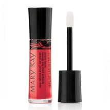 Mary Kay Lip Gloss Rock N Red Sexy Pouty NouriShine Plus Color Discontinued - £26.47 GBP