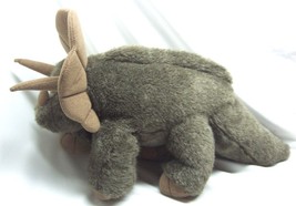 Vintage 1985 Graphics International Gray Triceratops 22&quot; Plush Stuffed Animal - £50.84 GBP