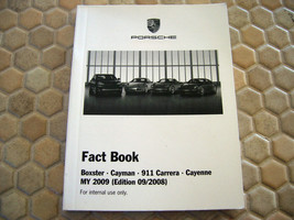 PORSCHE BOXSTER 911 CAYENNE CAYMAN 911 GT2 TURBO FACT BOOK BROCHURE 2009... - £23.55 GBP