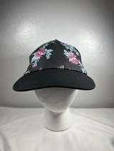 Empyre Surplus Co. Hat Cap Snap Back Skate Mesh Trucker Floral Black - $20.73 CAD