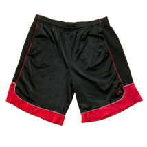 And1 Black Shorts Mens Size 2XL Basketball Athletic Sporty Red - £7.94 GBP