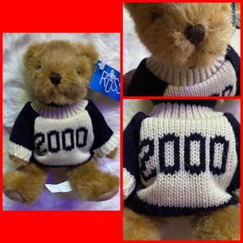 Russ 2000 Varsity Teddy Bear Sweater 7" - $14.99