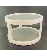 2-Tier Lazy Susan Turntable White 10&quot;  With Anti-Skid Surfaces - $20.48 CAD