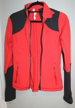 Lululemon Athletica Orange And Black Zip Front Jacket Size Women&#39;s 6 - £42.98 GBP