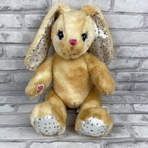 Build a Bear Workshop Tan Yellow Bunny Rabbit Stars Jointed Legs Moves P... - $22.91